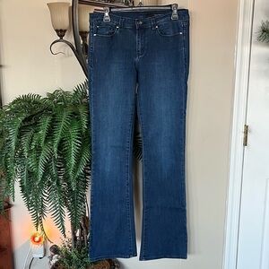 Calvin Klein Bootcut Blue Jeans Mid Rise Relaxed Fit